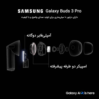 هدفون بلوتوثی سامسونگ مدل Galaxy Buds3 Pro - 08