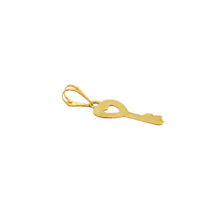 آویز گردنبند طلا 18 عیار زنانه طرح کلید کد MM2340 - 01
