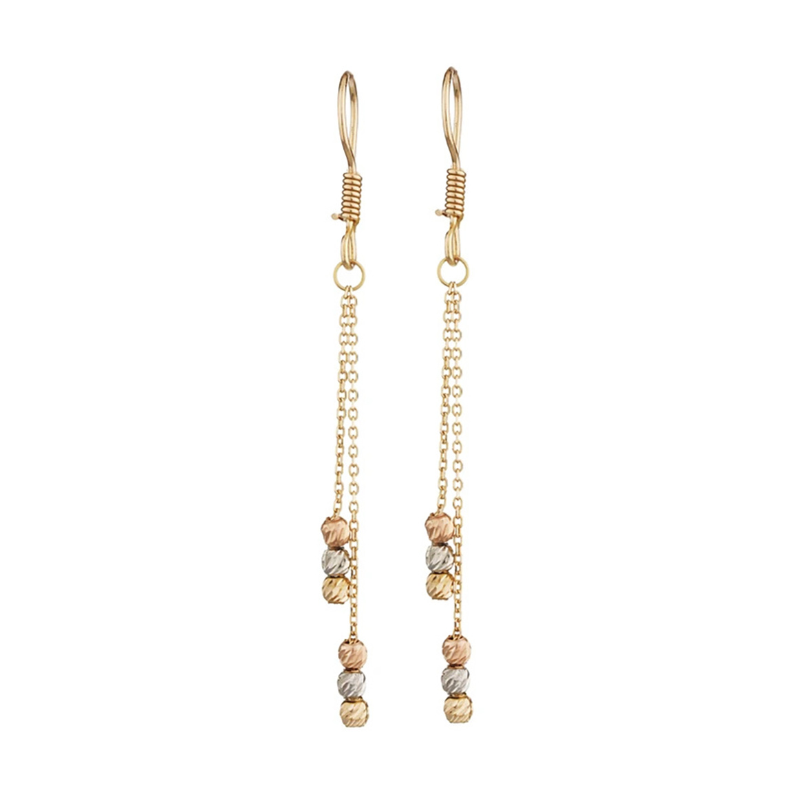 گوشواره طلا 18 عیار زنانه مدل ME1111