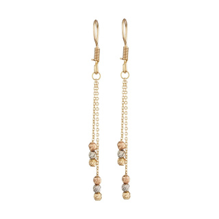 گوشواره طلا 18 عیار زنانه مدل ME1111 مهر گالری