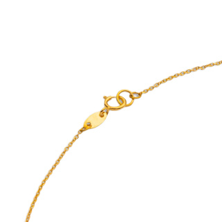گردنبند طلا 18 عیار زنانه با زنجیر حلقه ای (فلامینگو) مدل MM2177 - 03