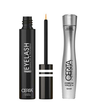 پک سرم احیا کننده ابرو و محلول تقویت کننده مژه مدل eyelash سریتا