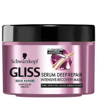 ماسک مو شوارتسکف مدل Gliss ترمیم کننده عمیق موهای آسیب دیده و زبر حجم 200 میلی لیتر