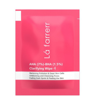 پد پاکسازی و لایه بردار پوست شماره 4 لافارر حاوی 7% AHA و 1/5% BHA بسته 30 عددی