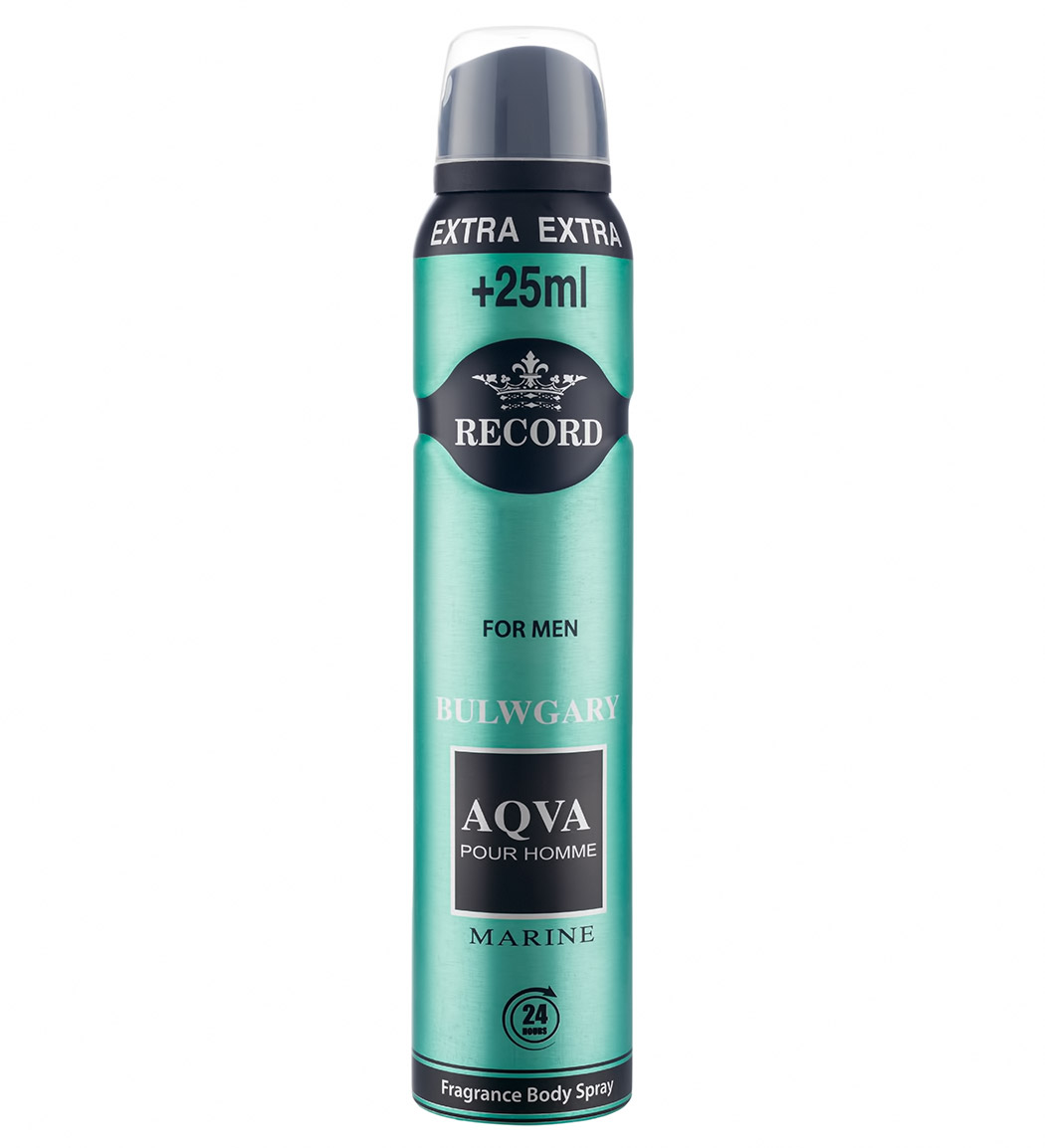 اسپری بدن مردانه رکورد مدل Aqua Pour Homme Marine حجم 225 میلی لیتر نمای ۲