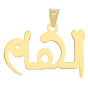 آویز گردنبند طلا 18 عیار زنانه مدل MN 0137