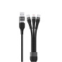 کابل شارژ فست 3 به 2 مدل  BRAIDED GN3IN2FCCL