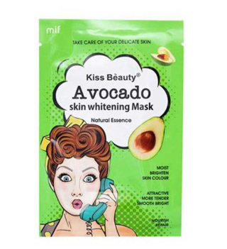 ماسک ورقه ای صورت آووکادو 25گرمی کیس بیوتی