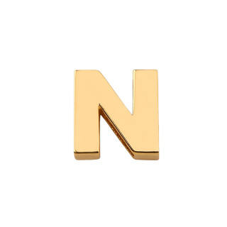 آویز گردنبند طلا 18 عیار زنانه طرح حرف N کد MM2144