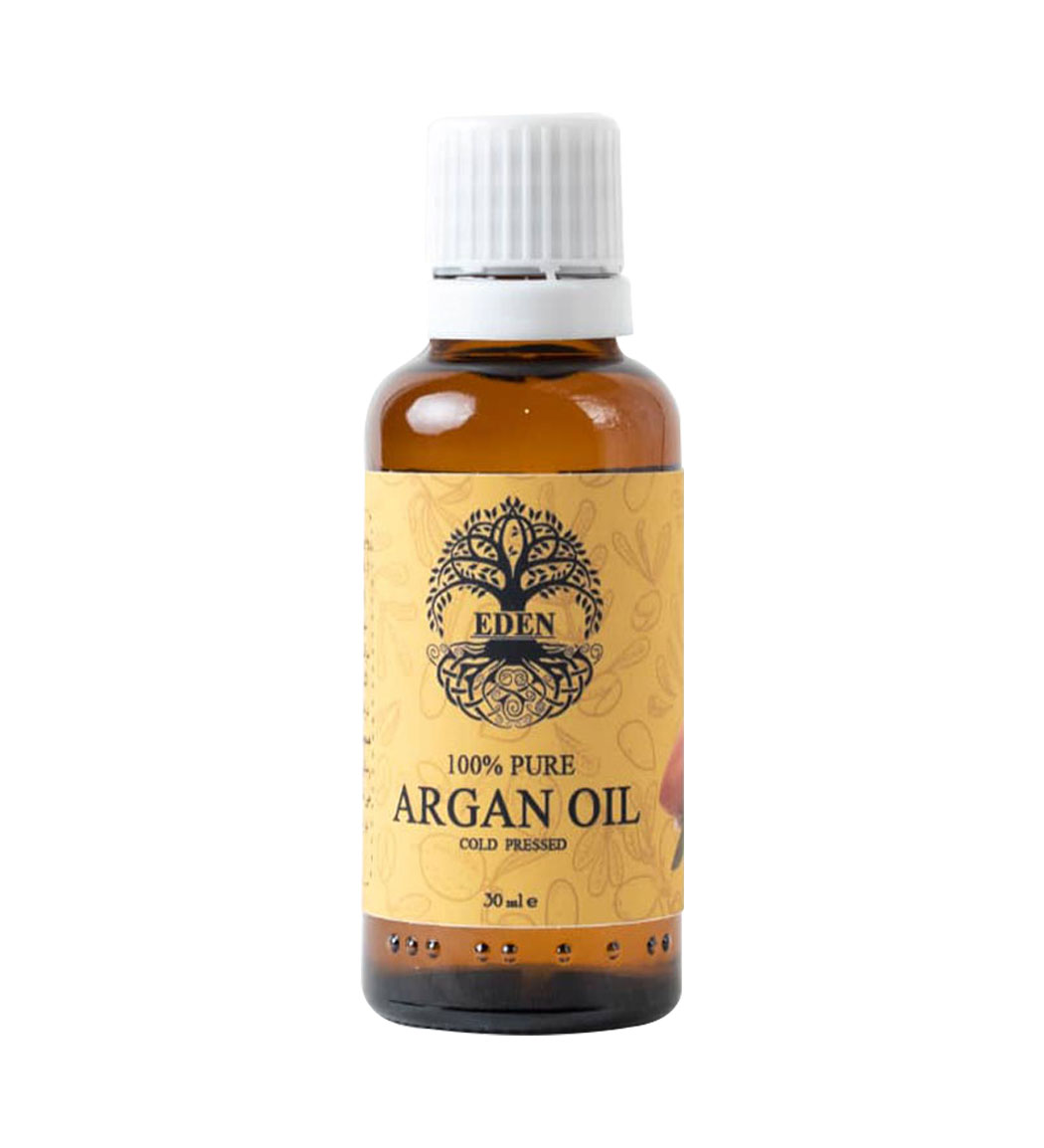 روغن آرگان مراکشی آبرسان قوی درخشان کننده پوست و مو 30میل ایدن نچرال بیوتی نمای ۲