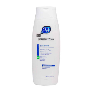 شامپو ضد شوره مدل Dandruff Stop مناسب موی چرب حجم 200 میلی لیتر اس وی آی