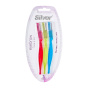 تیغ چند بار مصرف 1 لبه ابرو زنانه بسته 3 عددی