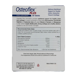 قرص تقویت سلامت استخوان مدل Osteoflex Plus بسته 30 عددی هلث اید - 01
