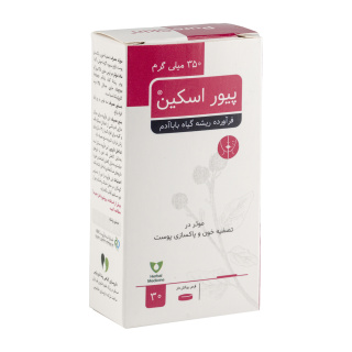 قرص روکش دار پیوراسکین وشا دارو بسته 30 عددی