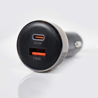 شارژر فندکی 30 وات هیسکا مدل HCC 307 - 02