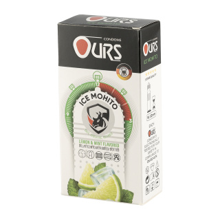 کاندوم مدل ICE MOHITO بسته 12 عددی اورز