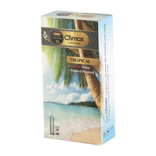 کاندوم مدل TROPICAL بسته 12 عددی کلایمکس