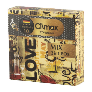 کاندوم مدل Mix بسته 3 عددی کلایمکس