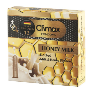 کاندوم مدل HONEY MILK بسته 3 عددی کلایمکس