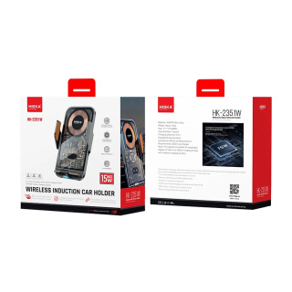 پایه نگهدارنده و شارژر بی سیم گوشی موبایل مدل HK-2351W هیسکا - 11