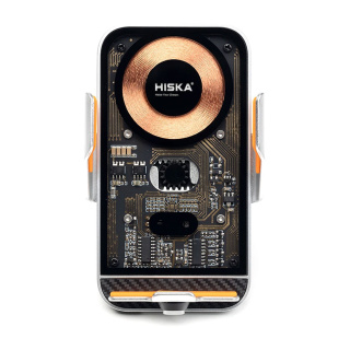 پایه نگهدارنده و شارژر بی سیم گوشی موبایل مدل HK-2351W هیسکا - 01