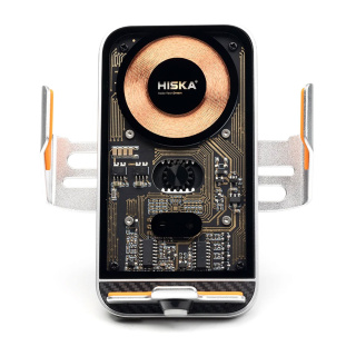 پایه نگهدارنده و شارژر بی سیم گوشی موبایل مدل HK-2351W هیسکا - 02