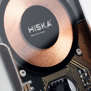 پایه نگهدارنده و شارژر بی سیم گوشی موبایل مدل HK-2351W هیسکا - 05