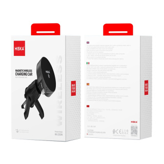 پایه نگهدارنده و شارژر وایرلس گوشی موبایل مدل HK-2353W هیسکا - 06
