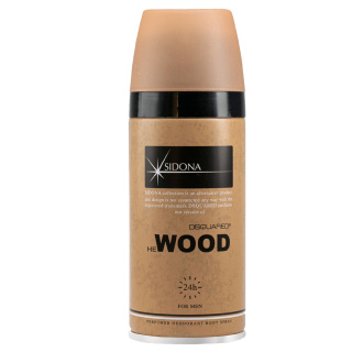 اسپری دئودورانت بدن مردانه سیدونا مدل Wood حجم 150 میلی لیتر