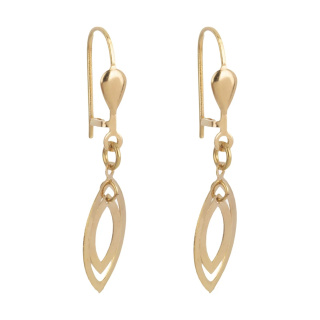 گوشواره طلا 18 عیار زنانه مدل ME0819 مهر گالری - 02