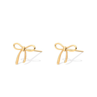 گوشواره طلا 18 عیار مدل پاپیون اسپشیال