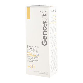 کرم ضد آفتاب رنگی ژنو بایوتیک با SPF50 مناسب پوست چرب و مختلط حجم 50 میلی لیتر - 04