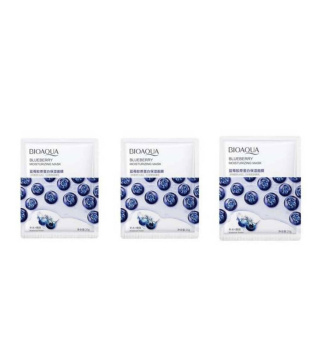 پک 3 عددی ماسک صورت مدل Blueberry بیوآکوا