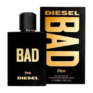 ادوپرفیوم مردانه مدل Diesel Bad حجم 100 میلی لیتر پینک ویژوال