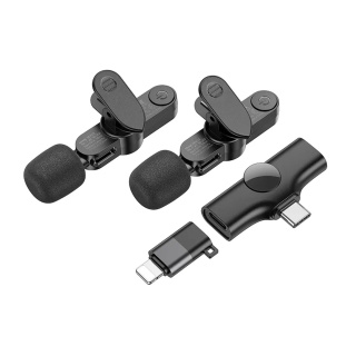 میکروفون بی سیم دو کاره مدل BFK12 با سری لایتنینگ و تایپ سی بروفون - 02