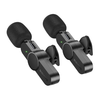 میکروفون بی سیم دو کاره مدل BFK12 با سری لایتنینگ و تایپ سی بروفون - 03