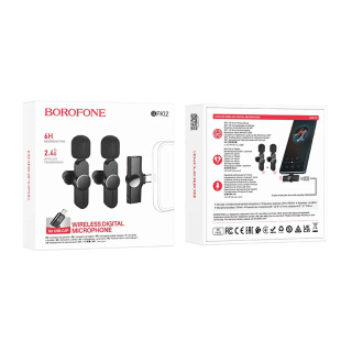 میکروفون بی سیم دو کاره مدل BFK12 با سری لایتنینگ و تایپ سی بروفون - 08