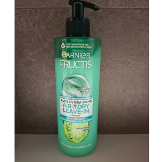 کرم آبرسان و حالت دهنده مو بدون نیاز به آبکشی سری Air Dry مدل Hydra Aloe حجم 400 میلی لیتر گارنیر - 01