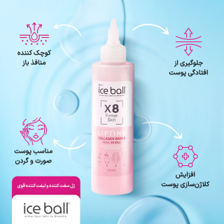 ژل سفت کننده و لیفت کننده قوی پوست مدل X8 Firming Effect حجم 212 میلی لیتر آیس بال - 07