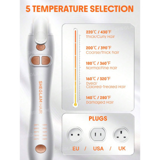 فر کننده چرخشی شیگلم هیر مدل It-Curl Rotating Curling Iron - 04
