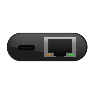 مبدل USB-C به شارژ و اترنت بلکین مدل INC001btBK - 01