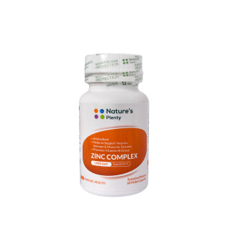 کپسول زینک نیچرز پلنتی مدل Complex بسته 60 عددی