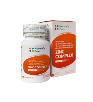 کپسول زینک نیچرز پلنتی مدل Complex بسته 60 عددی - 01
