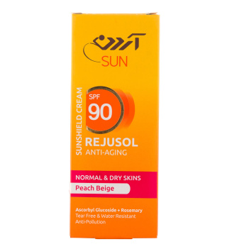کرم ضد آفتاب رنگی و ضد چروک آردن سان SPF90 مدل Rejusol مناسب پوست معمولی و حساس حجم 50 میلی لیتر - 03