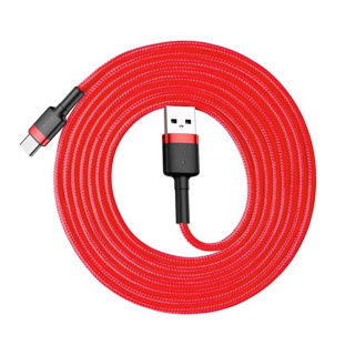 کابل شارژ USB-A به USB-C بیسوس مدل Cafule Series طول 2 متر - 01