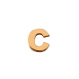 آویز گردنبند طلا 18 عیار زنانه طرح حرف C کد MM2140