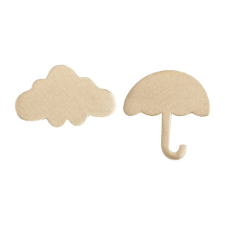 گوشواره طلا 18 عیار زنانه مدل ME0643 مهر گالری