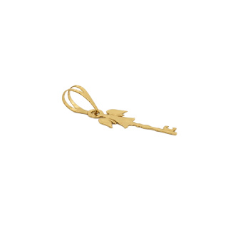 آویز گردنبند طلا 18 عیار زنانه طرح کلید کد MM2337 - 01