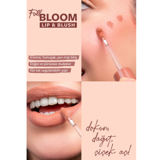 رژ لب و رژگونه پاستل مدل Full Bloom حجم 4.8 میلی لیتر - 02