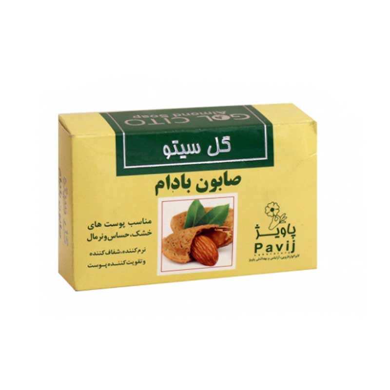 صابون بادام 100گرمی گل سیتو نمای ۲